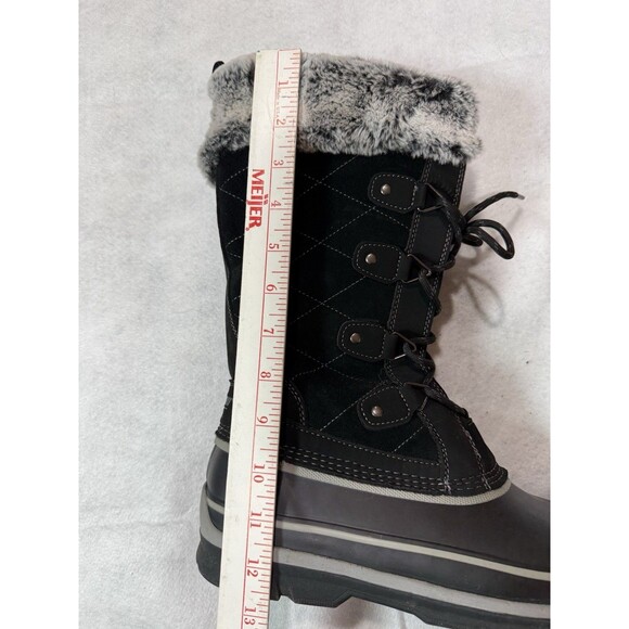 Womens Khombu Winter Boots Black Size 10 - Picture 7 of 7